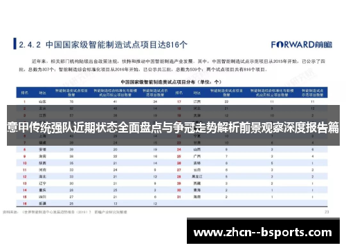 意甲传统强队近期状态全面盘点与争冠走势解析前景观察深度报告篇 意甲传统强队近期状态全面盘点与争冠走势解析前景观察深度报告篇